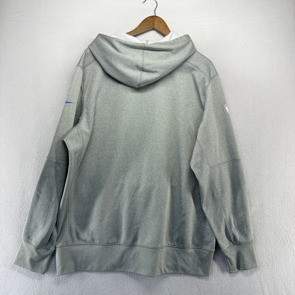 Nike Hoodie Mens XL Gray Detroit Lions Property Of Therma-Fit Football Fleece - Picture 7 of 8